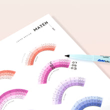 Load image into Gallery viewer, Layer Design Practice Chart - No. 007