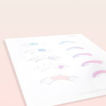 Load image into Gallery viewer, Feather Effect Practice Chart - No. 009