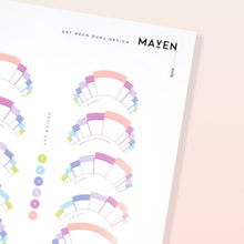 Load image into Gallery viewer, Art Deco Dual Design Practice Chart - No. 005