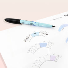 Load image into Gallery viewer, Feather Effect Practice Chart - No. 009